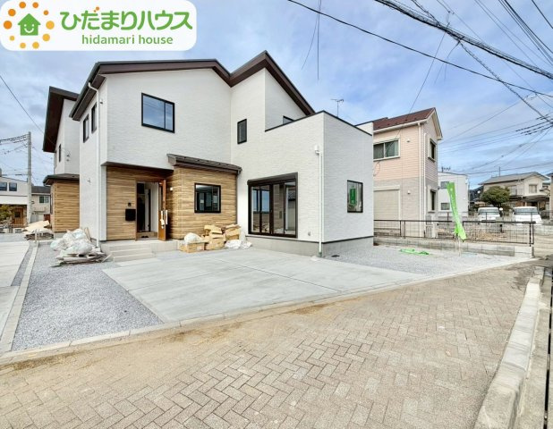 野田市山崎23期　新築戸建　2号棟の外観|2026年1月現地写真です(^^)/お問合せお待ちしております。