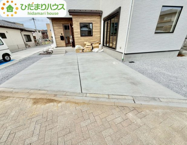 野田市山崎23期　新築戸建　2号棟の前面道路含む現地写真|2026年1月現地写真です(^^)/お問合せお待ちしております。