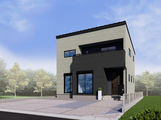 【外観パース】 | 鴻巣市小松1丁目　新築戸建　全14棟　10号棟 | 10号棟