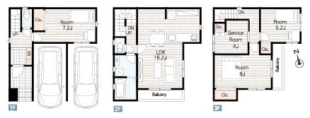 MELDIA昭和区折戸町304④｜名古屋市の戸建ならホームアップの参考プラン|参考プラン