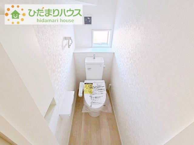 【トイレ】 | 龍ケ崎市城ノ内第9　新築戸建　1号棟 | トイレは1F、2F共に完備！取り合いになることがありませんね(^^)/