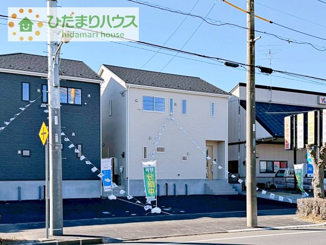 【外観】 | 龍ケ崎市城ノ内第9　新築戸建　1号棟 | 是非一度、ご家族そろってご内覧ください♪