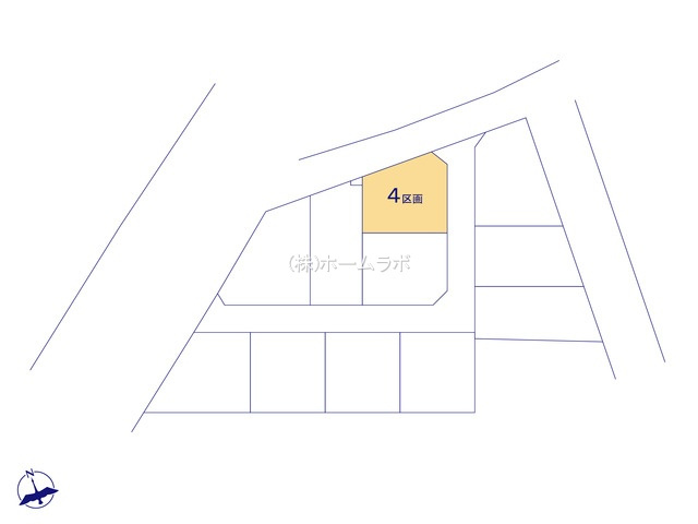 【土地】鶴ヶ島市藤金15期 ④区画の区画図