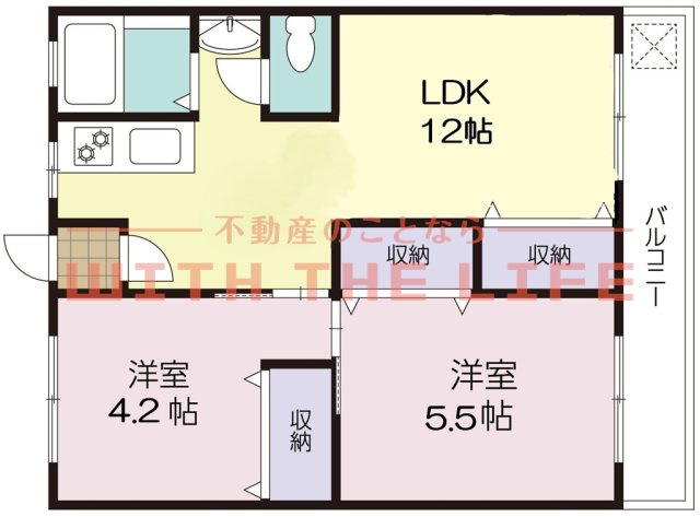 組坂ビルNo8【キャッシュバック対象物件】の間取り