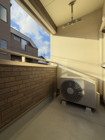 こもれびガーデンのバルコニー