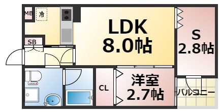 【間取り】 | WESTRITZ巽　仲介手数料無料