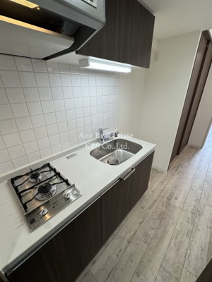 【キッチン】 | プレサンス江戸堀 | 2口ガスコンロのシステムキッチン☆