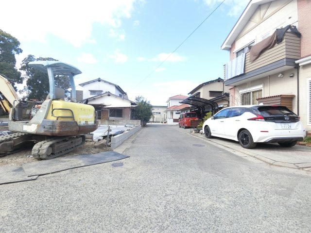 佐賀市本庄町大字本庄8期　2号棟の前面道路含む現地写真|前面道路含む現地写真です