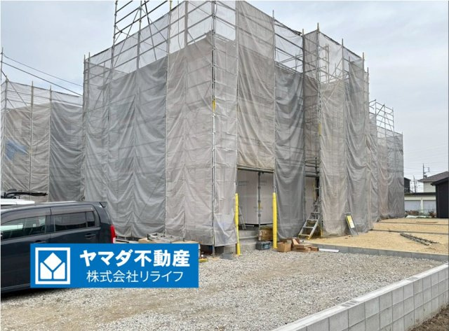 クワイエ　大垣市平町第２　全4区画分譲の外観|「現地（2026年1月13日）撮影」　
■外観写真　
■ヤマダ不動産　株式会社リライフ　