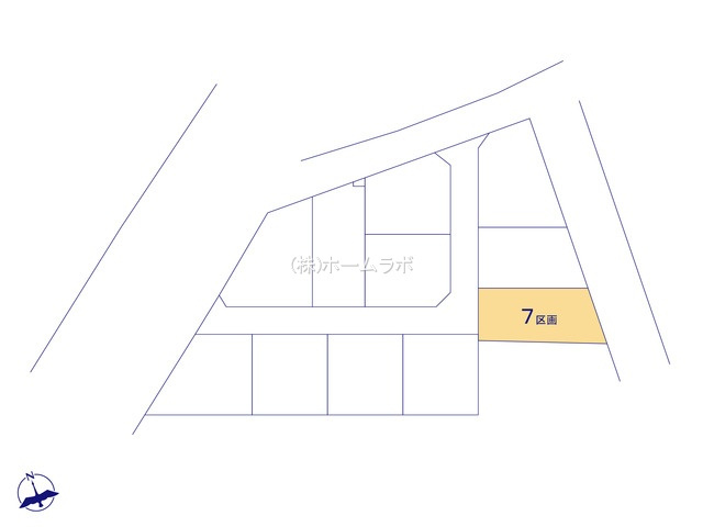 【土地】鶴ヶ島市藤金15期 ⑦区画の区画図