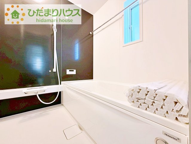 【浴室】 | 龍ケ崎市城ノ内第9　新築戸建　3号棟 | 大人が足を伸ばしても十分な広さ！一人でゆっくりくつろぐ時間も大切です！