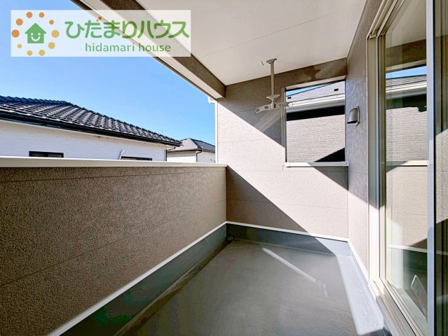 【バルコニー】 | 龍ケ崎市城ノ内第9　新築戸建　3号棟 | 人気が高いインナーバルコニーを採用♪天候を気にせず洗濯物を干せ、紫外線も気にせずに済みます(*^^)v