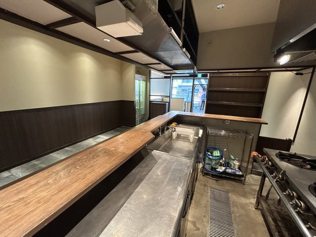 【キッチン】 | 菊川駅徒歩1分 武田店舗 1階 18.16坪 居酒屋居抜き