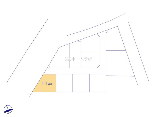 【土地】鶴ヶ島市藤金15期 ⑪区画の区画図