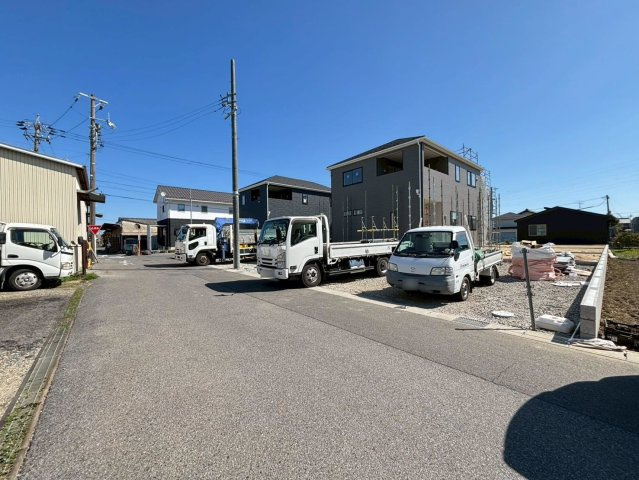 クワイエ　大垣市平町第２　全4区画分譲の外観|「現地（2026年1月13日）撮影」　
■全体写真　
■ヤマダ不動産　株式会社リライフ　