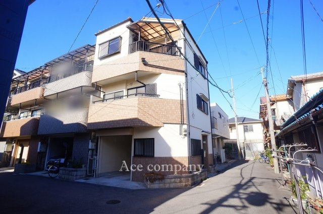 【前面道路含む現地写真】 | 東大阪市若江西新町3丁目 | 【前面道路：南側幅員4ｍ×東側幅員4ｍ】