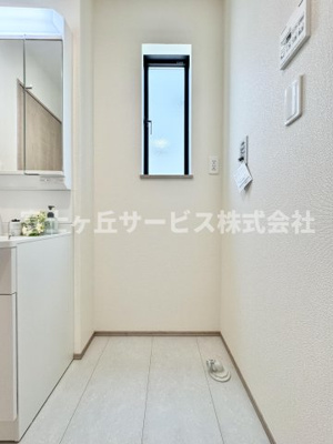 【ランドリースペース】 | 島田市中河 新築一戸建て A号棟 | 洗濯機置き場です