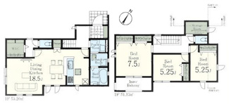 【間取り】 | 久米川町3丁目第2　全9棟　5号棟 | 久米川町3丁目第2　全9棟　5号棟