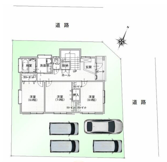 【間取り】 | 熊本市北区楠8丁目