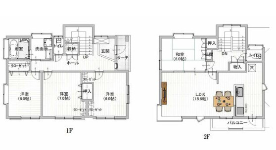 【間取り】 | 熊本市北区楠8丁目