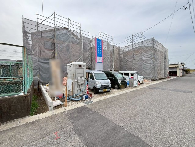 クワイエ　大垣市平町第２　全4区画分譲の外観|「現地（2026年1月13日）撮影」　　
■全体写真　
■ヤマダ不動産　株式会社リライフ　