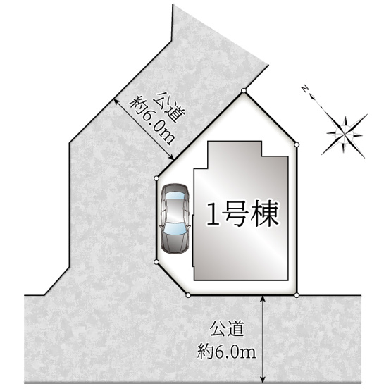【区画図】 | ご家族様のプライベート空間が確保できる素敵な間取りです。また敷地ゆったりですので、おうち時間を楽しむのにもぴったりですね♪
