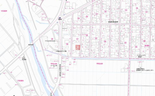 【土地図】 | 都城市甲斐元町　900万円