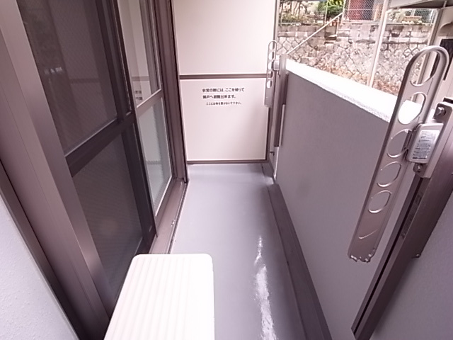 プラサーダ朝霧のバルコニー