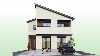 【外観パース】 | 新築住宅　土佐市高岡町甲５期① | イメージです