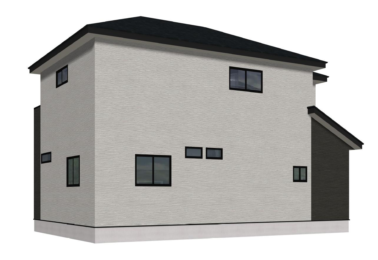 佐賀市南佐賀1丁目1期1号棟の完成予想図|外観の完成予想図です
