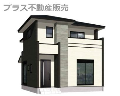 【外観】 | 福岡市南区西長住2丁目2期　1号棟（全5棟）【仲介手数料無料・0円】 | 完成イメージの外観パースです。