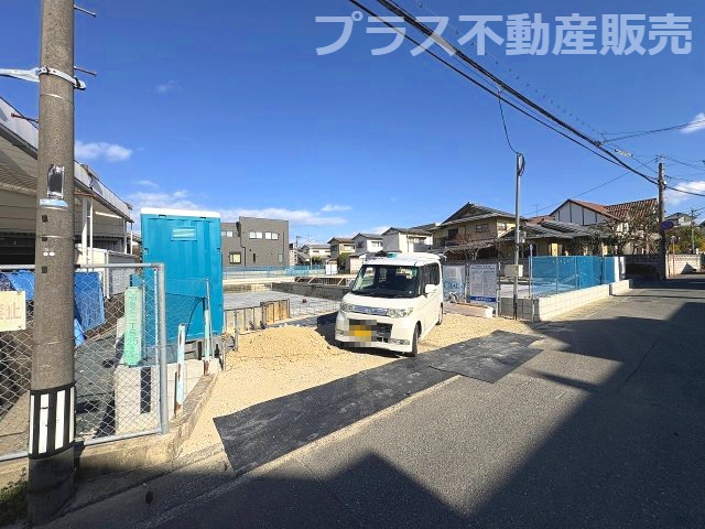 【外観】 | 福岡市南区西長住2丁目2期　1号棟（全5棟）【仲介手数料無料・0円】 | 現地写真。プラス不動産販売なら、現場の全ての棟をまとめてご見学頂けます。