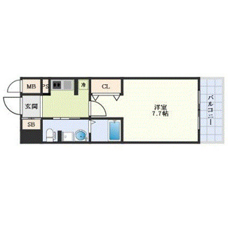 【間取り】 | アドバンス大阪ドーム前