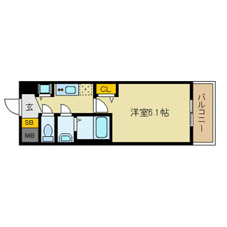 【間取り】 | プレサンス松屋町駅前