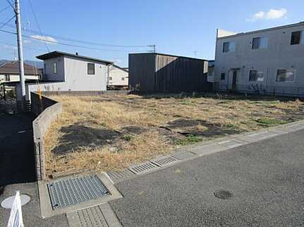 安佐南区山本4丁目の前面道路含む現地写真