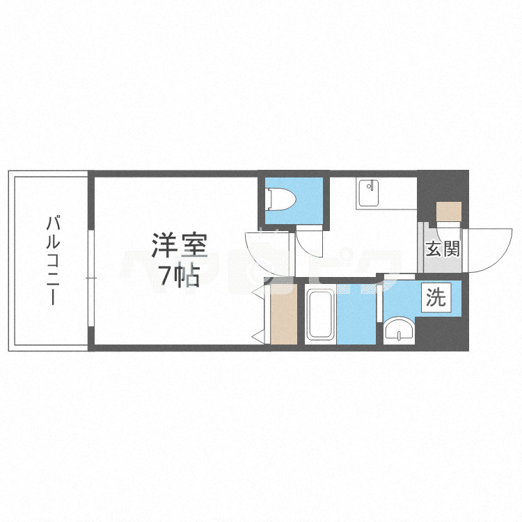 S-FORT難波西の間取り