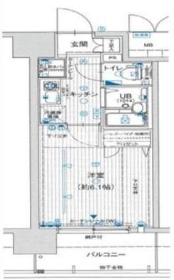 エスリード京橋ステーションプラザの間取り