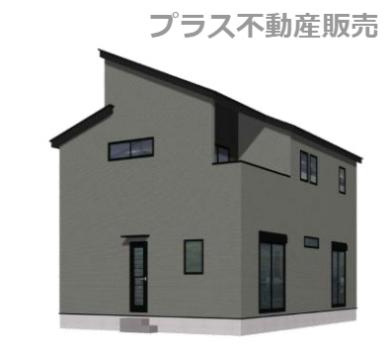 【外観】 | 福岡市南区西長住2丁目2期　2号棟（全5棟）【仲介手数料無料・0円】 | 完成イメージの外観パースです。