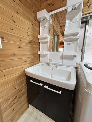 投資物件　鶴ヶ島市下新田中古戸建の洗面所