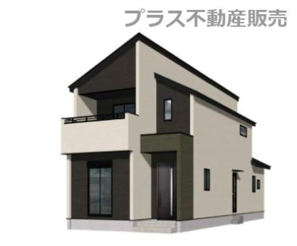 【外観】 | 福岡市南区西長住2丁目2期　4号棟（全5棟）【仲介手数料無料・0円】 | 完成イメージの外観パースです。