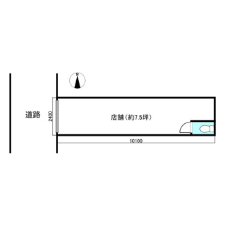 【間取り】 | シャレール長居店舗