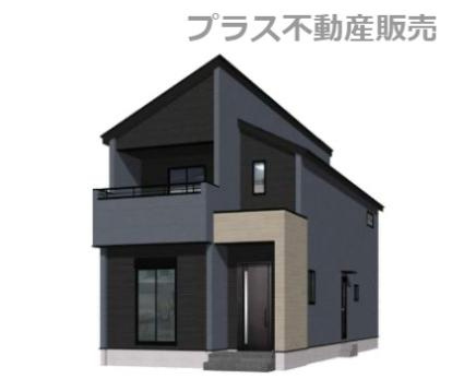 【外観】 | 福岡市南区西長住2丁目2期　5号棟（全5棟）【仲介手数料無料・0円】 | 完成イメージの外観パースです。