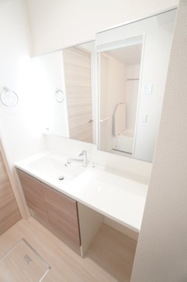 【独立洗面台】 | D-ROOM神明町 | ※同物件・同タイプの写真です。