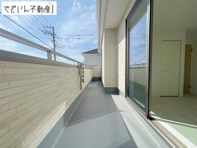 【バルコニー】 | GRAFARE久喜市久喜東10期　新築住宅 | ≪9号棟≫
現地(2026年4月撮影)