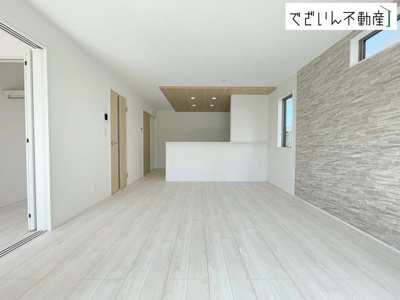 【居間・リビング】 | GRAFARE久喜市久喜東10期　新築住宅 | ≪9号棟≫
現地(2026年4月撮影)