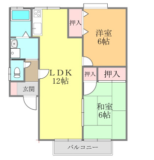【間取り】 | フローラルコート日野・