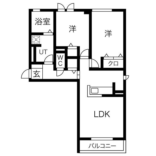 苦楽園COLNの間取り