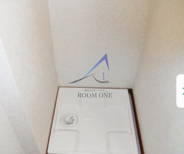 柿の木ハイムの設備|洗濯機置場です。