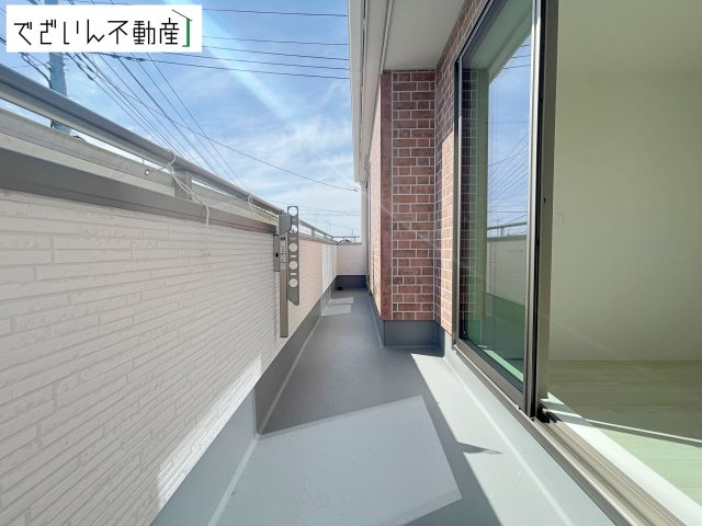【バルコニー】 | GRAFARE久喜市久喜東10期　新築住宅 | ≪10号棟≫
現地(2026年4月撮影)