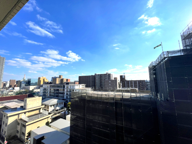 アウルステージ東島田の展望|バルコニーからの眺望です。